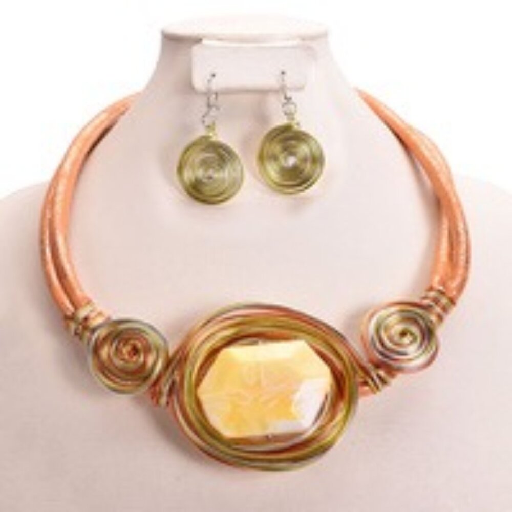 Orangesicle Necklace Set